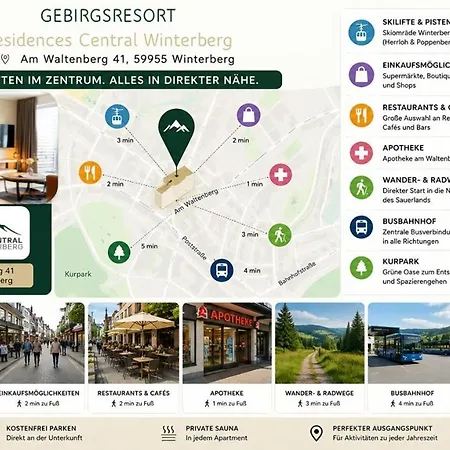 Gebirgsresort - Residences Mit Privater Sauna Apartment *